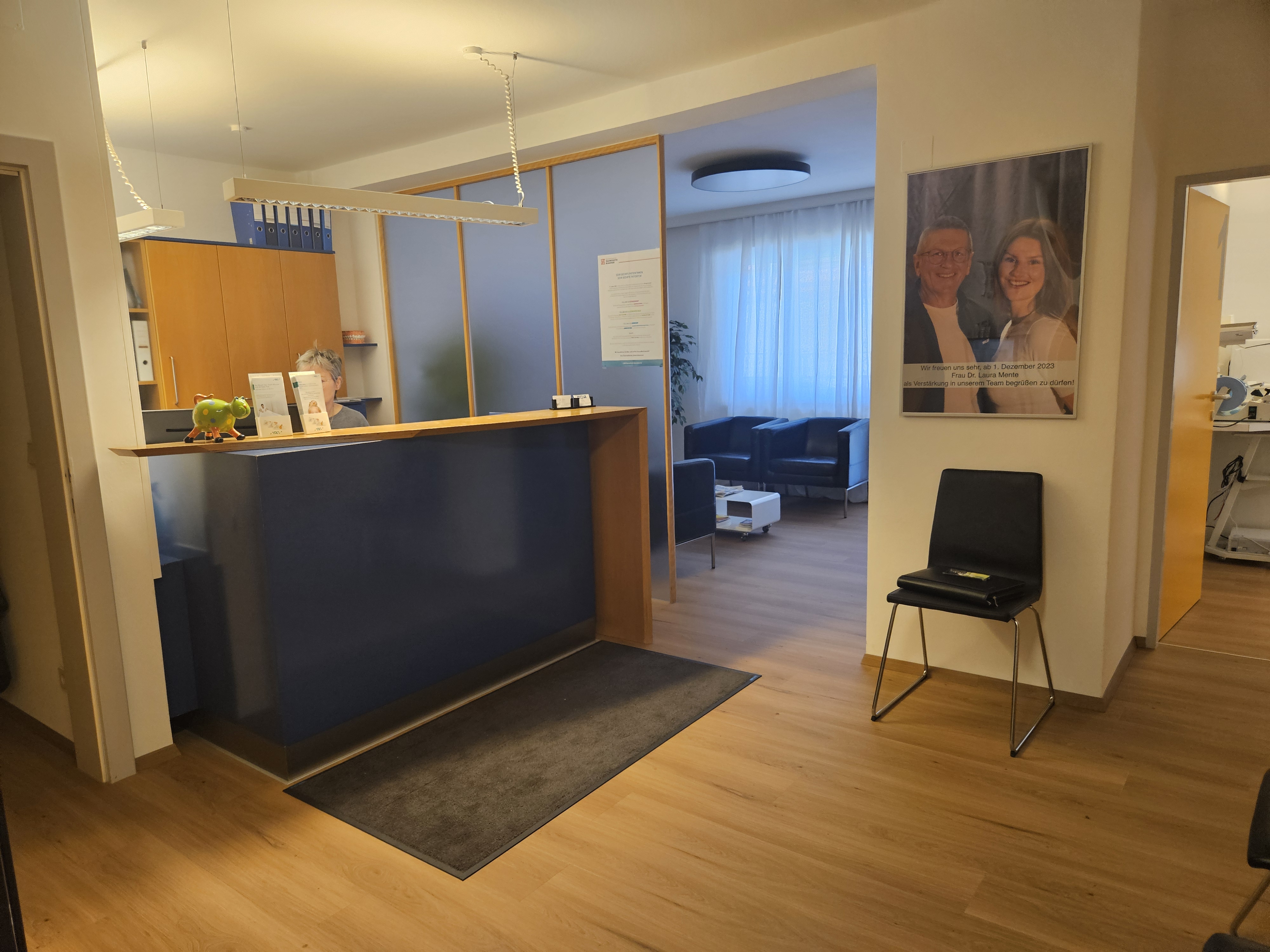 Einblick in die Ordinationsgemeinschaft Dr. Mente